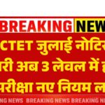 CTET Exam 2025 New Rules