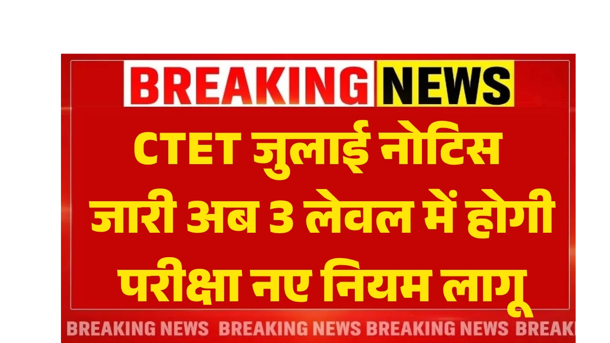 CTET Exam 2025 New Rules