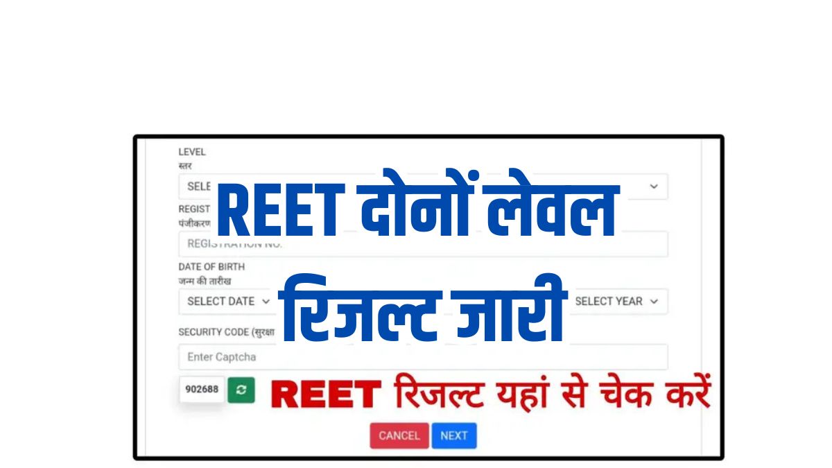 REET Result 2025 Declared